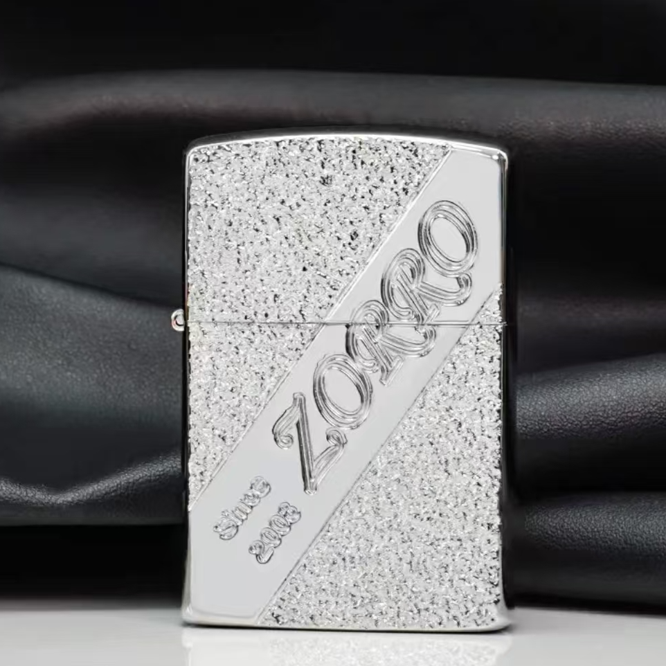  精雕斜标风华煤油防风打火机送礼精品