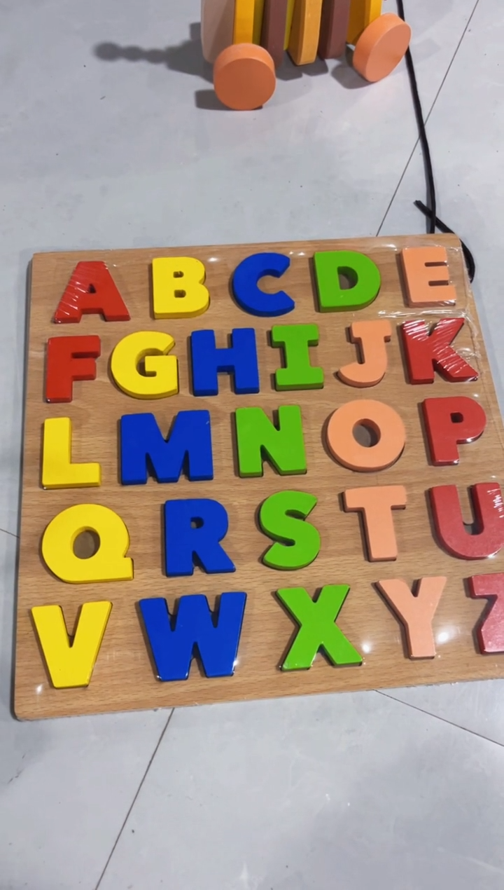 木大写26字母镶嵌板