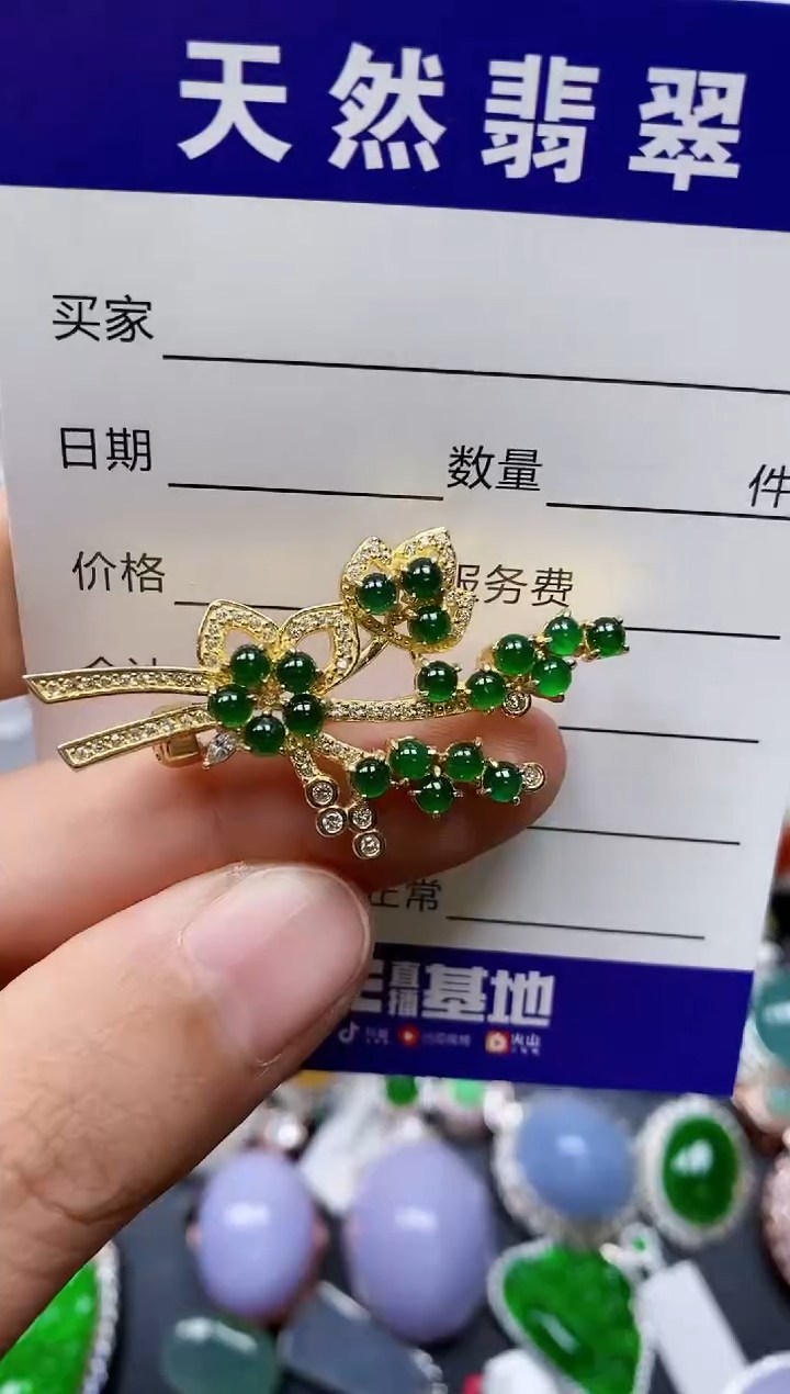 【闪购商品】翡翠颈饰银S925镶嵌0295