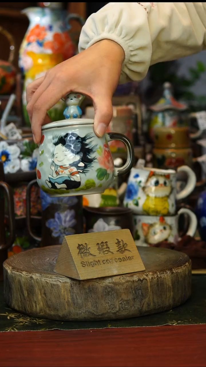 陶瓷151景德镇手工高温釉下彩