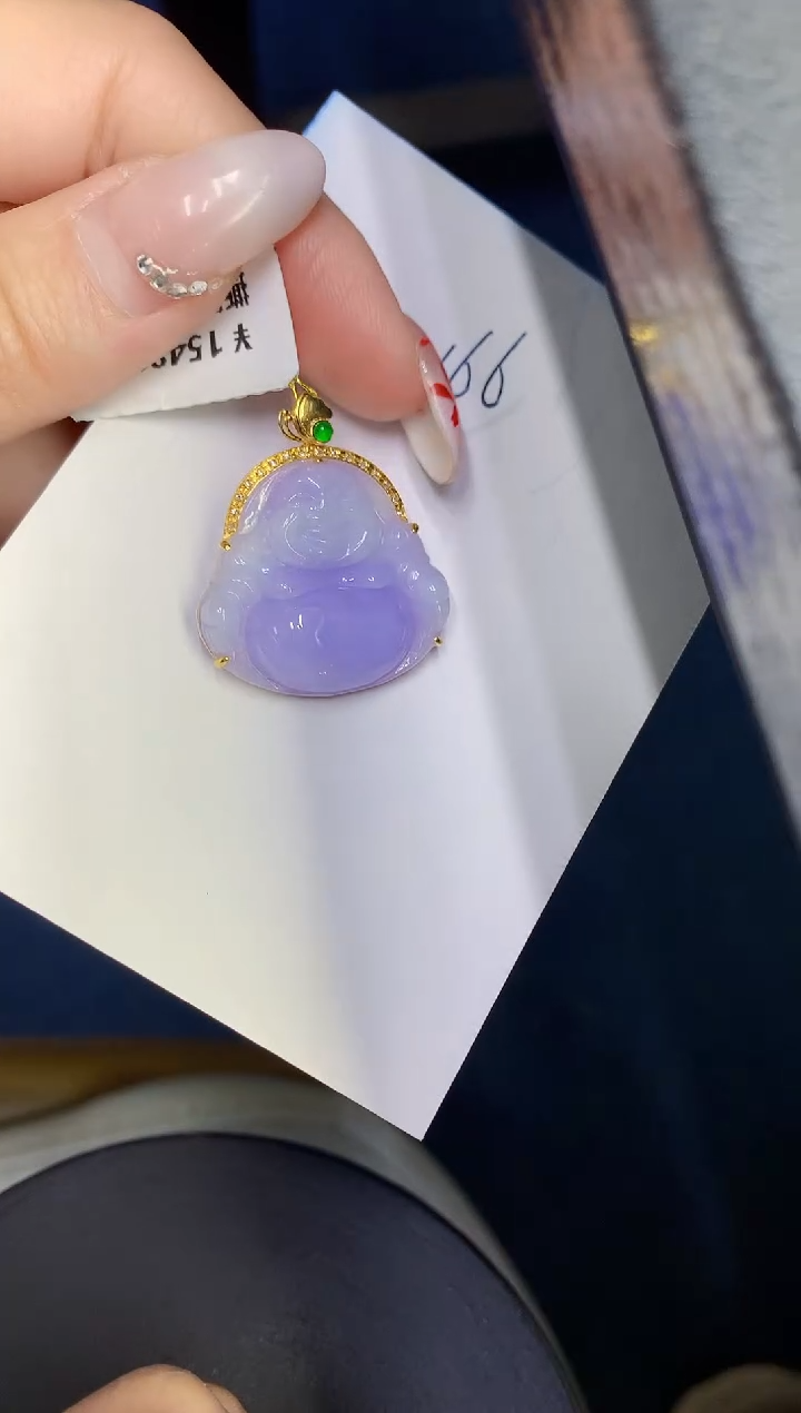 【闪购商品】翡翠颈饰18K金镶嵌0000000000