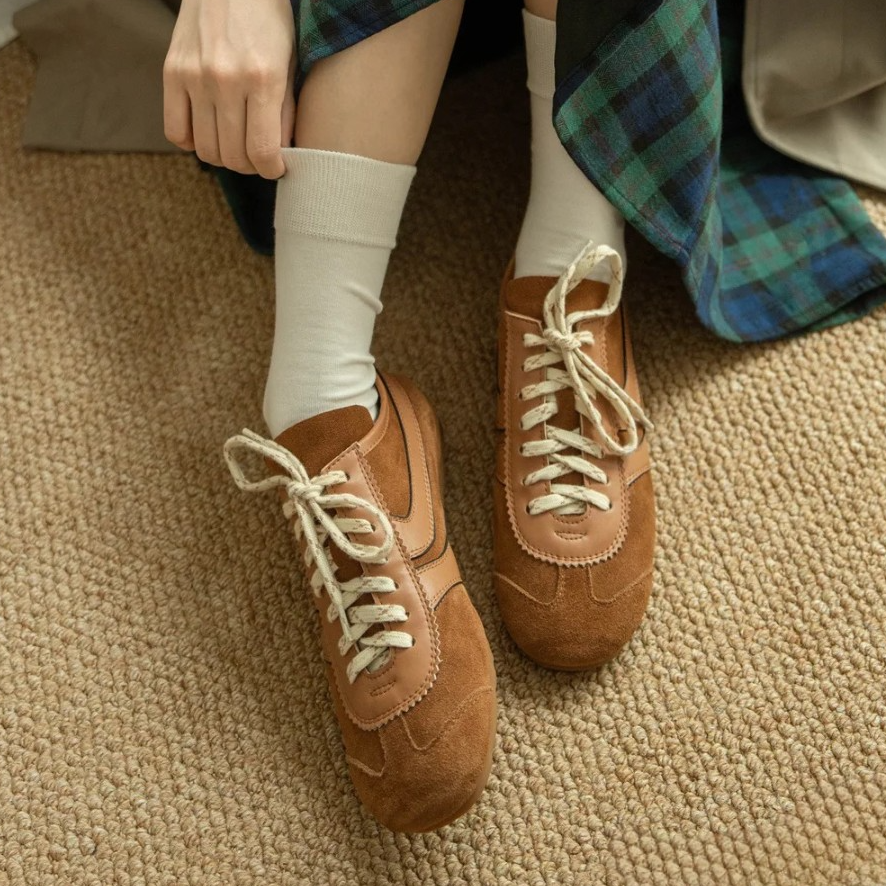 纯原2025新款手工复古德训鞋轻巧舒适平底时尚透气百搭休闲运动鞋