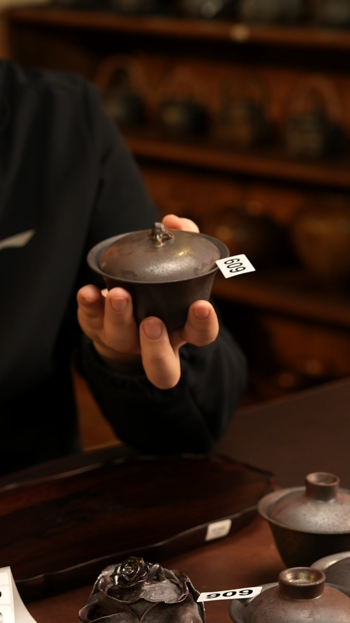 【闪购商品】杯609柴烧盖碗福利款不退不换