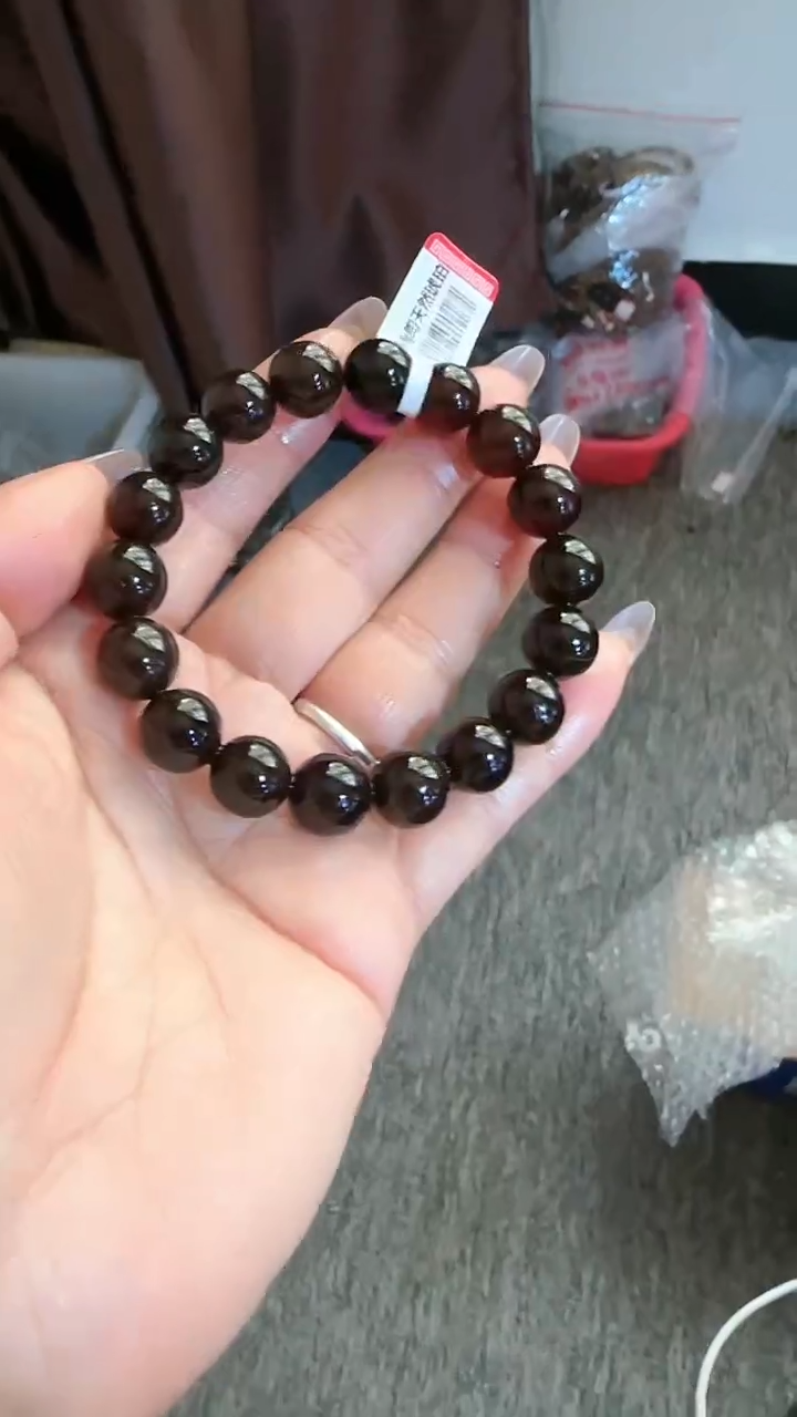 【闪购商品】琥珀手链未镶嵌规格11翳珀手串#43