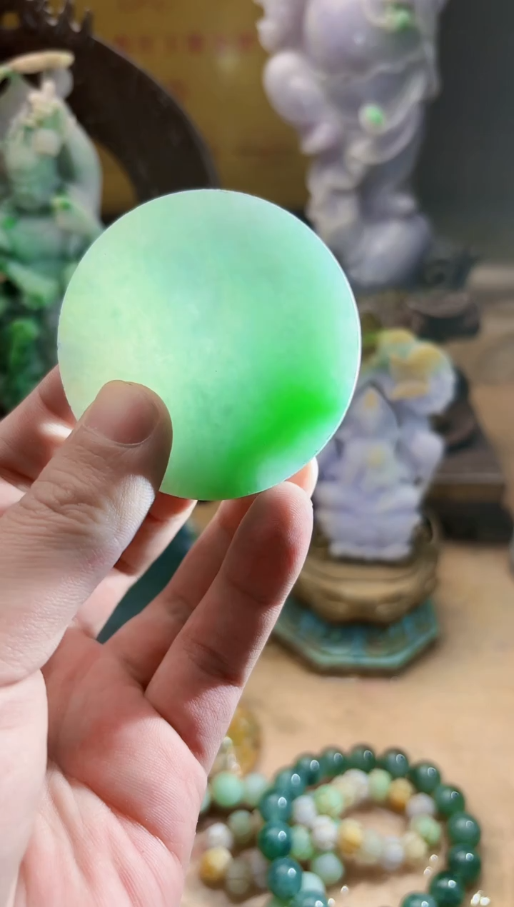 未镶嵌挂件翡翠A货张麦9558