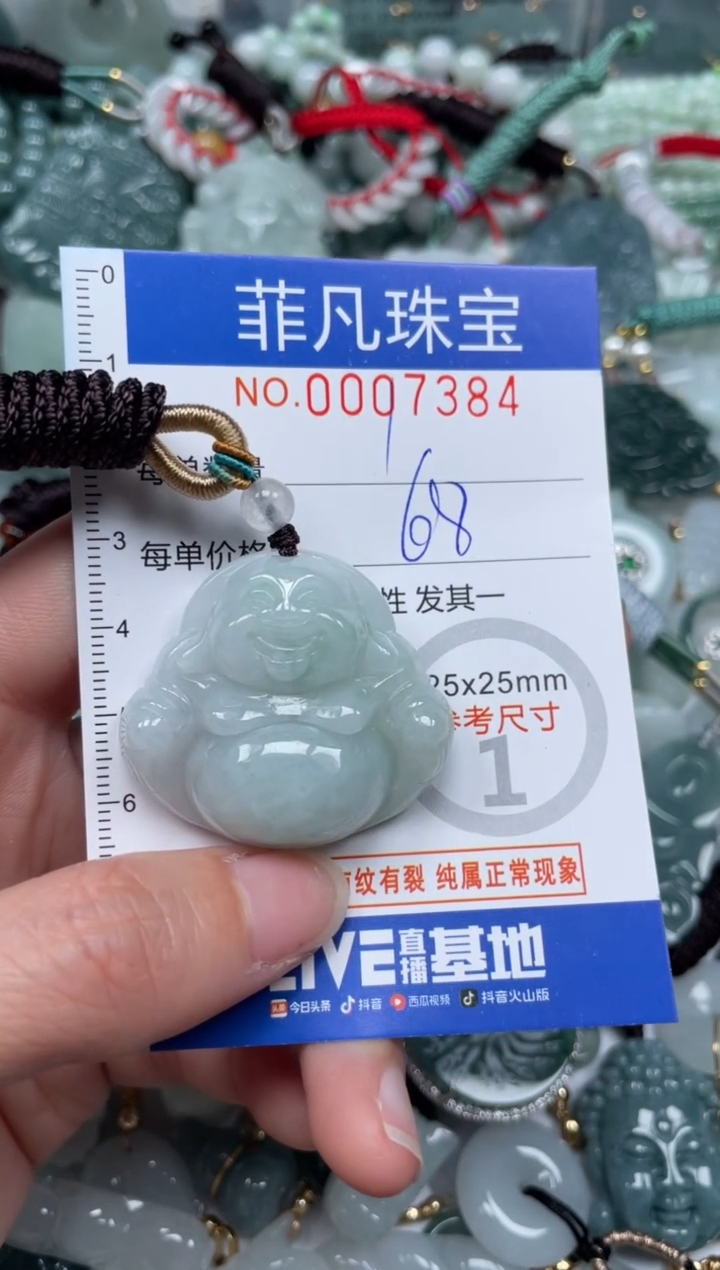 【闪购商品】翡翠颈饰未镶嵌00..7384
