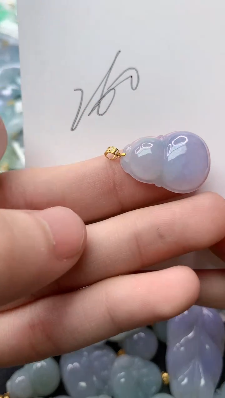 【闪购商品】翡翠颈饰18K金镶嵌71..........