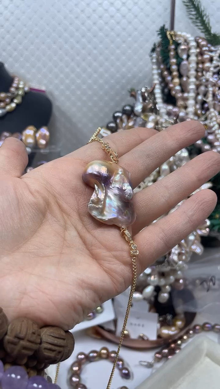 【闪购商品】淡水珍珠项链未镶嵌【纯恬珍珠】