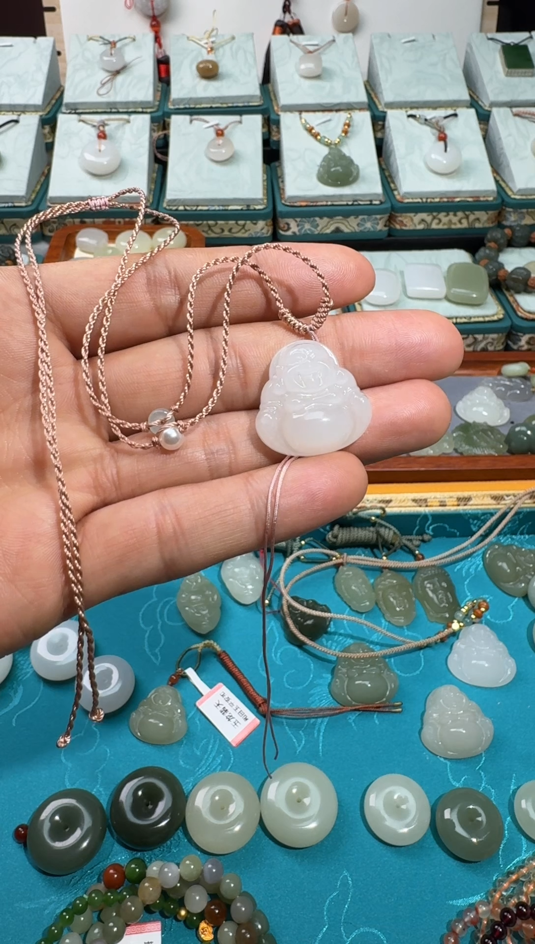 【闪购商品】和田玉颈饰未镶嵌25佛公