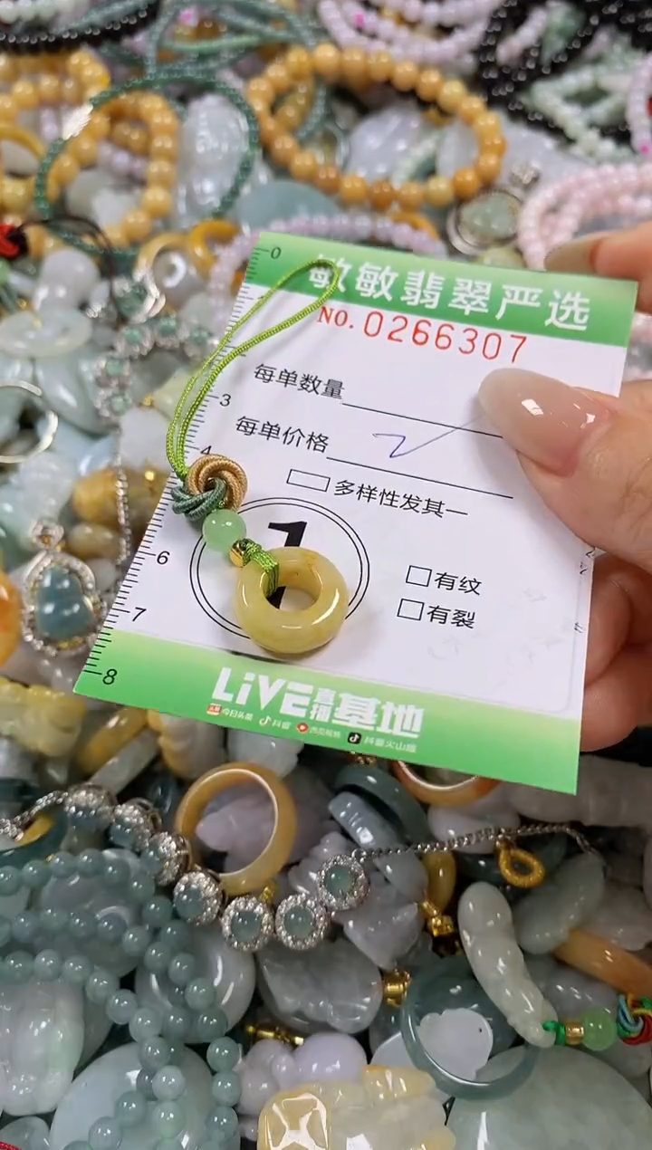 翡翠未镶嵌颈饰闪购0266307