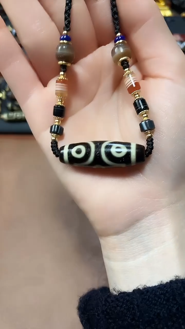 玛瑙/玉髓（覆膜）项链未镶嵌条纹玛瑙 只发其一