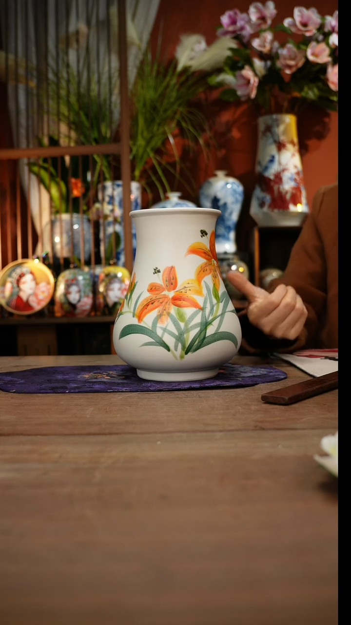 当代当代高温釉下彩手绘陶瓷餐具