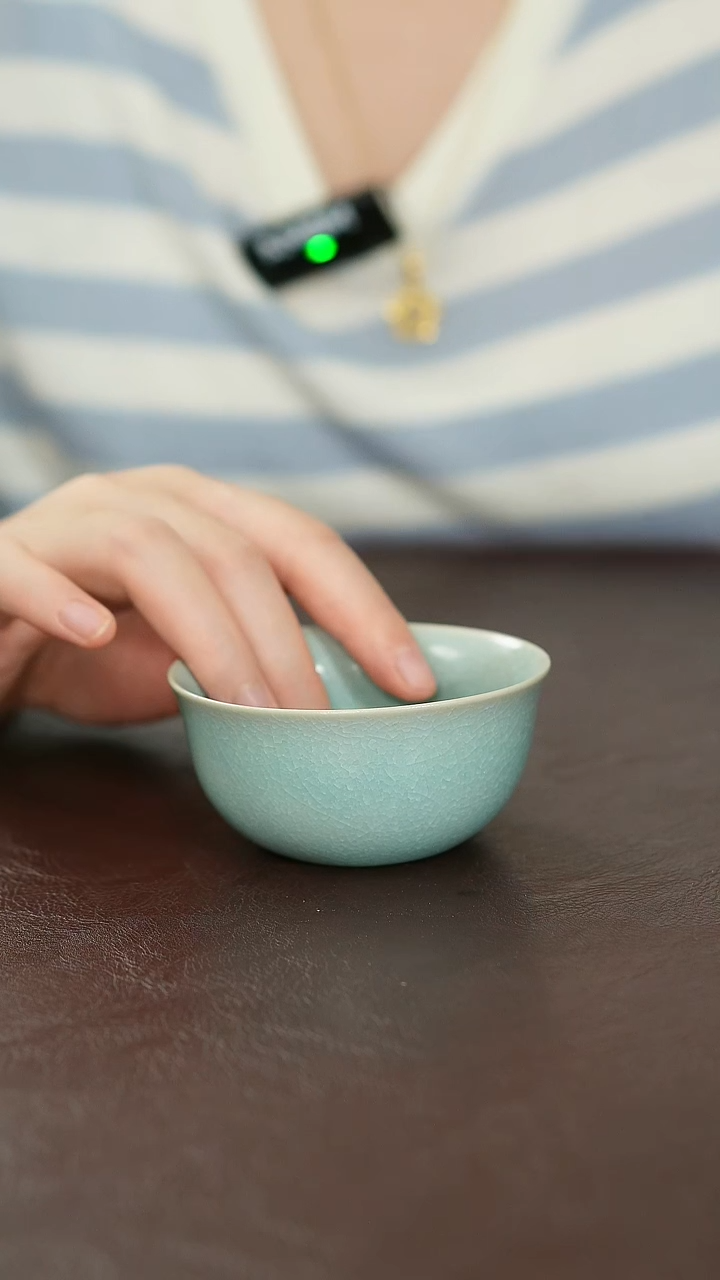 摆件原矿汝宋汝瓷444