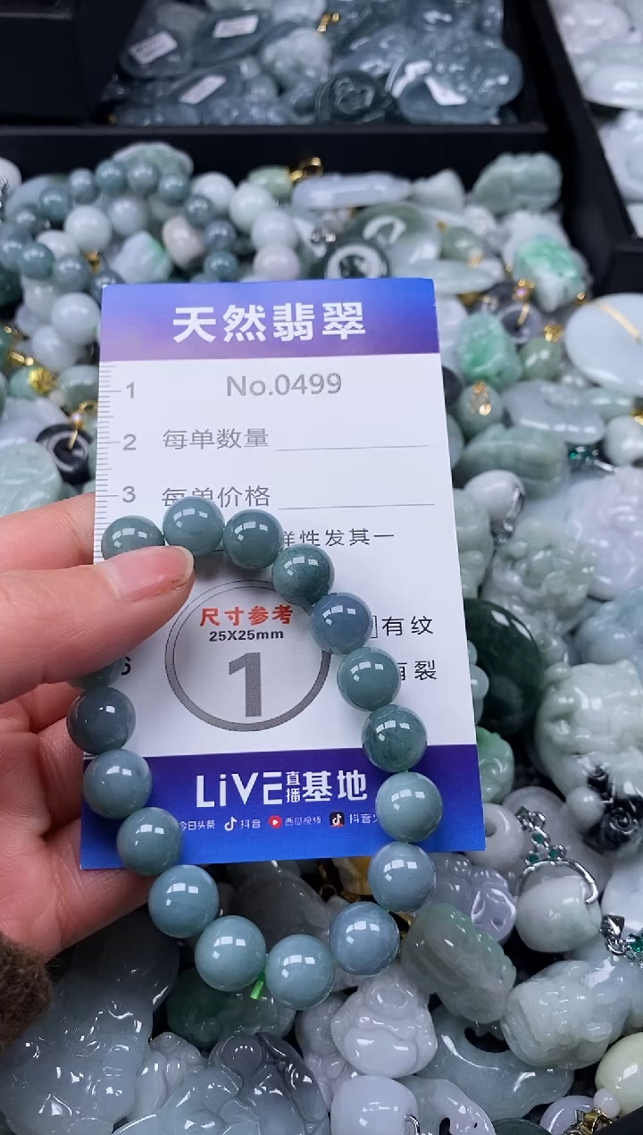 【闪购商品】翡翠颈饰未镶嵌缅甸A货翡翠0499