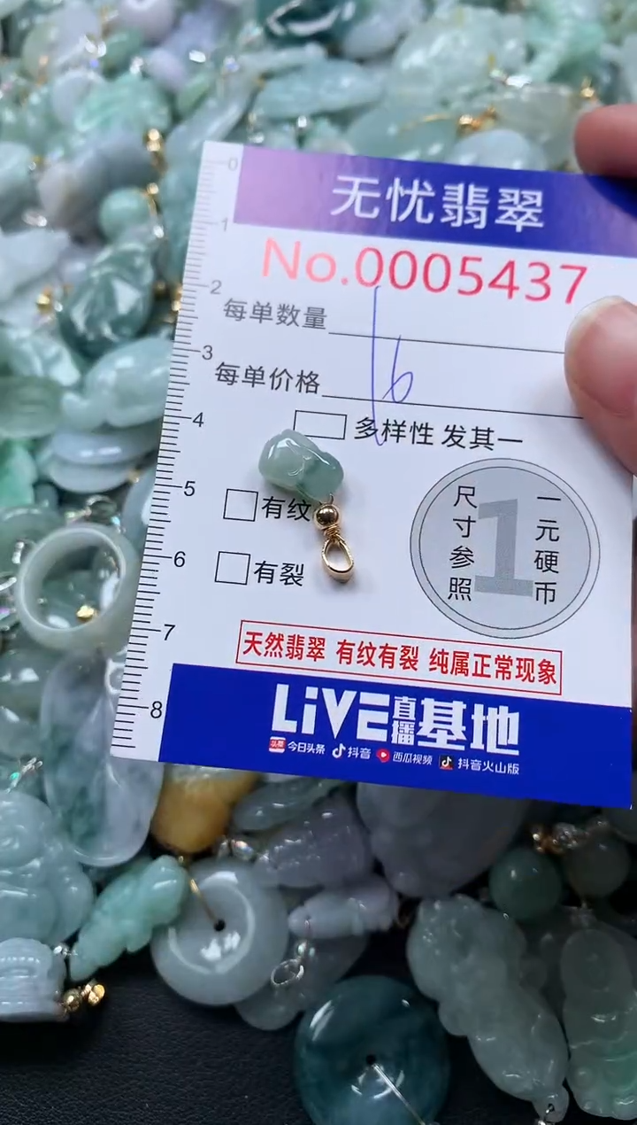 颈饰未镶嵌翡翠5437