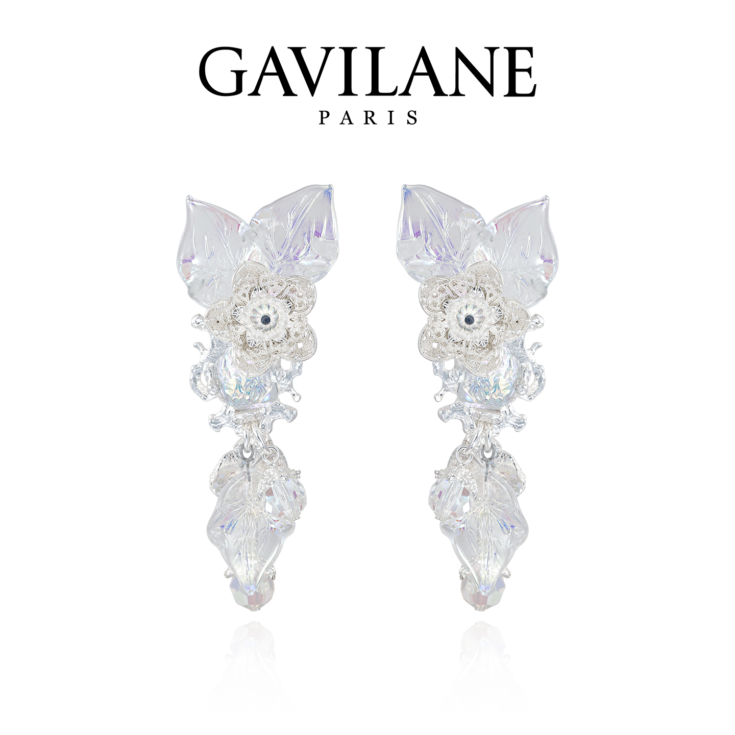 AZLOOK 铜合金耳饰 【法国进口】GAVILANE 花神的凯旋系列耳夹