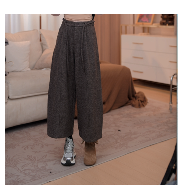 【新款上新】马克华菲女装加厚加绒休闲裤