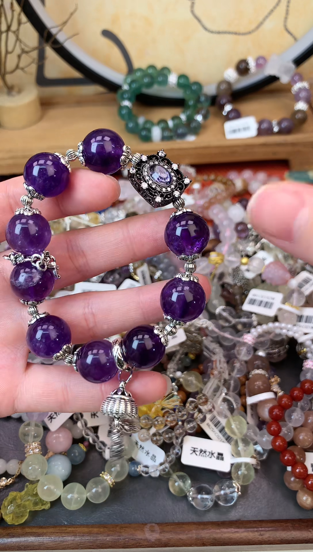 【闪购商品】紫晶手链未镶嵌1484手串