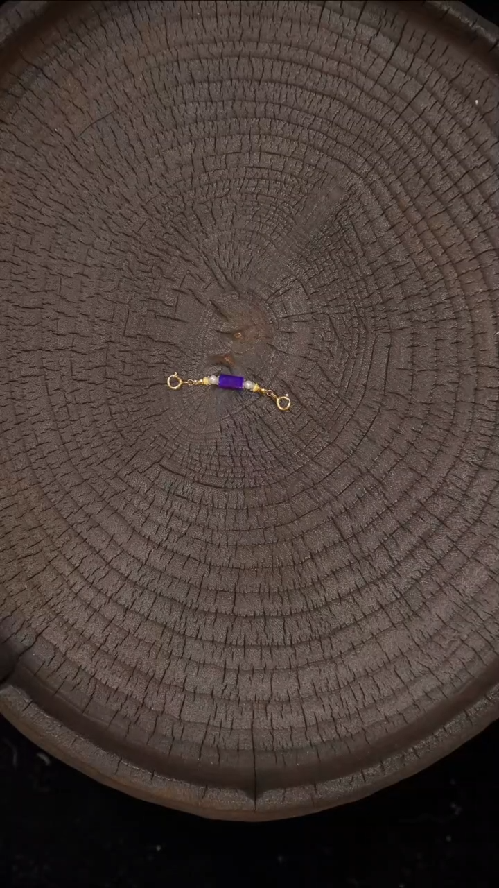 18K金镶嵌苏纪石（舒俱来）半链半链