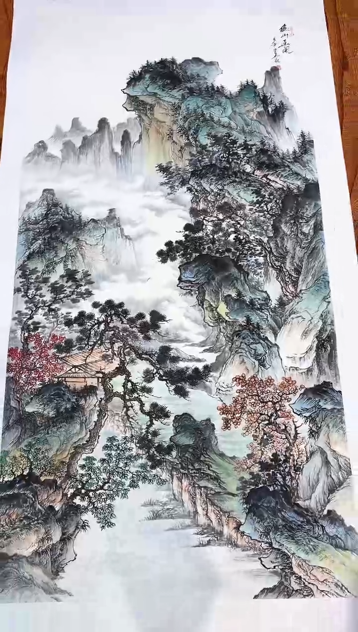 【闪购商品】国画周建真老师亲笔绘画作品2-33