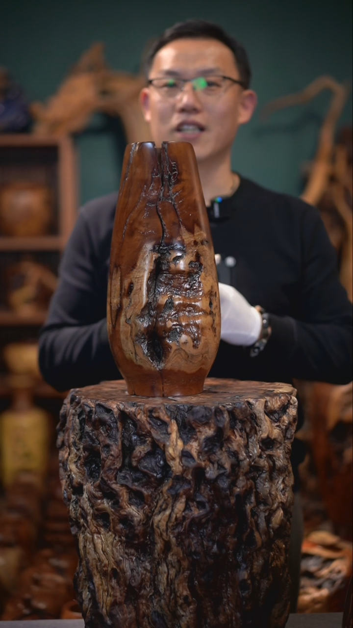 【闪购商品】枣木雷击枣木水滴瓶