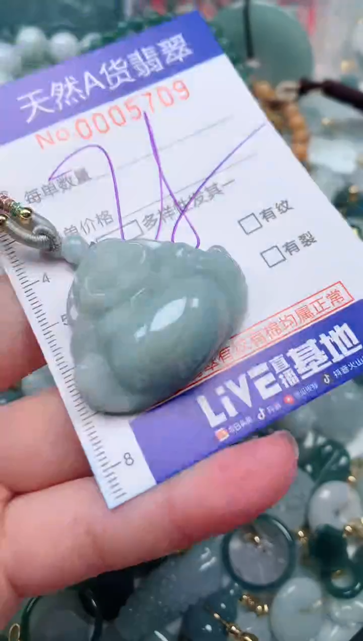 【闪购商品】翡翠颈饰未镶嵌00005709