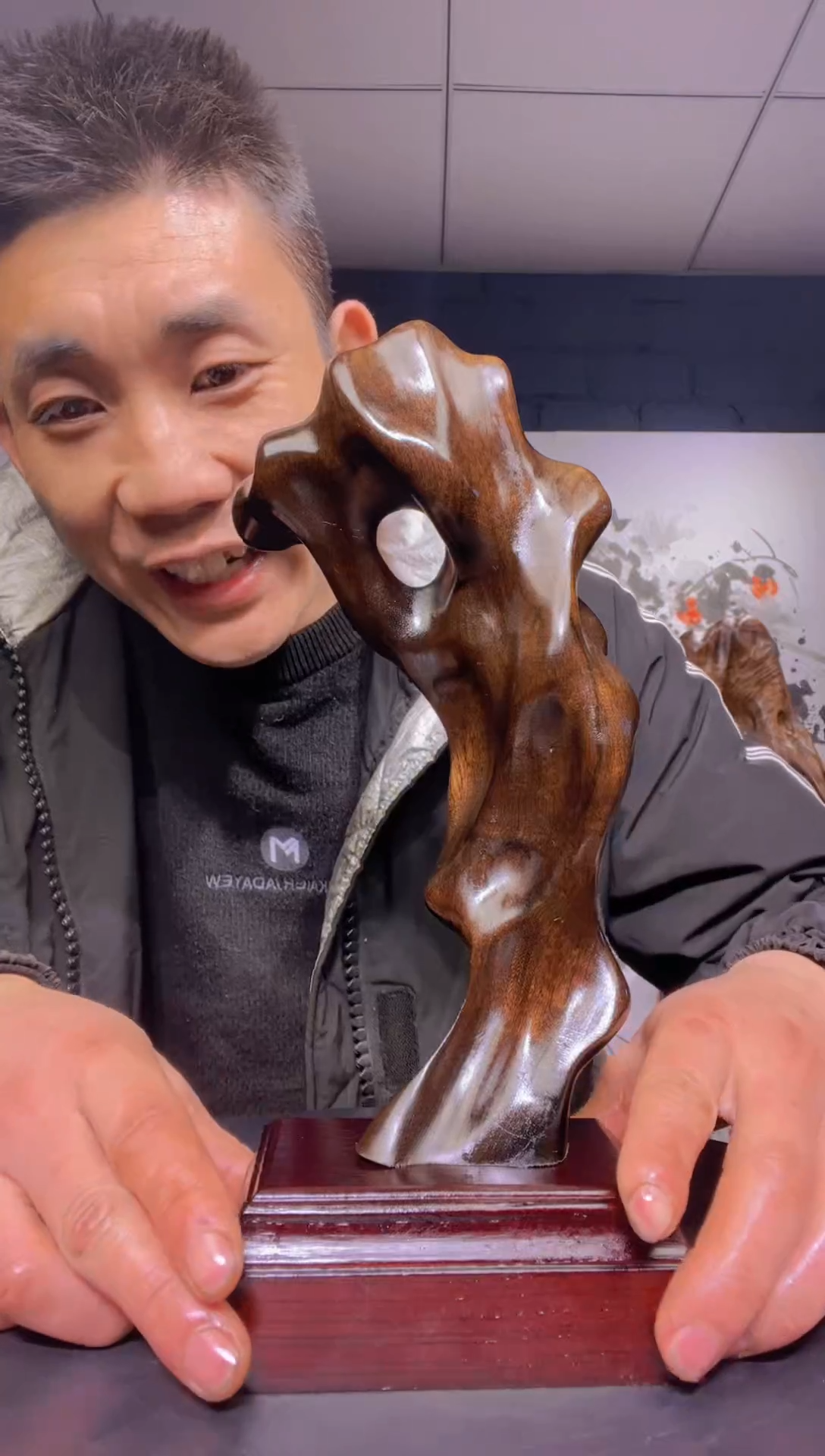 【闪购商品】金丝楠木雕金丝楠木工艺品摆件