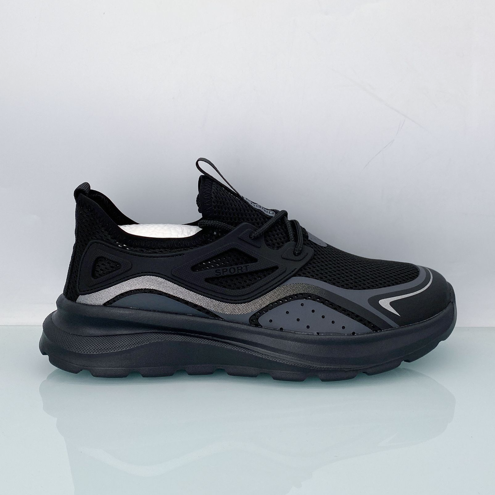 【一森家】夏季新款飞织轻便时尚舒适跑步休闲运动鞋25026-1