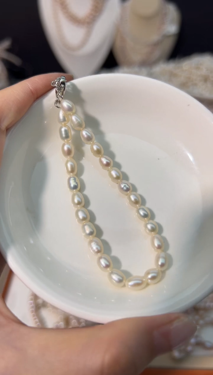 【闪购商品】淡水珍珠21未镶嵌珍珠强光手链