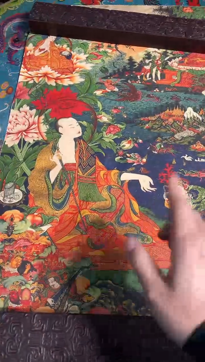 卷轴画天天的唐卡tk160