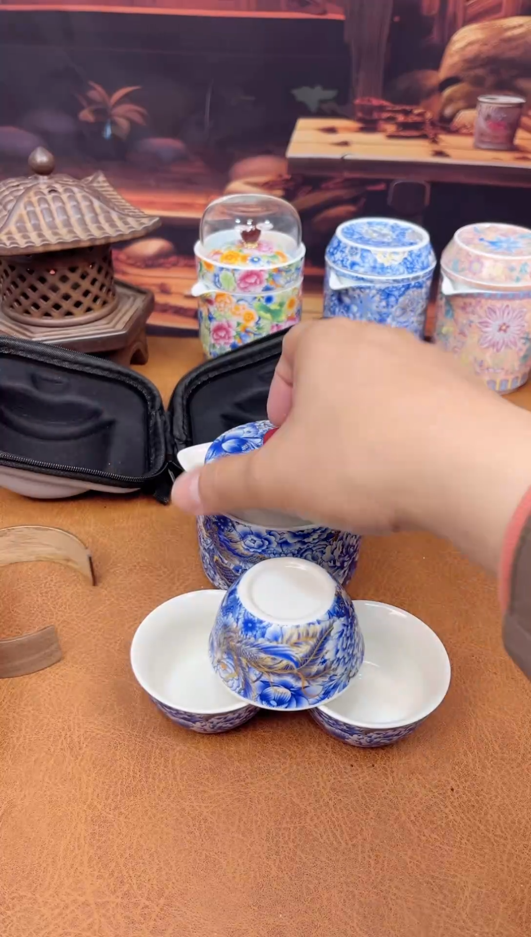【闪购商品】陶瓷茶具摆件茶叶罐