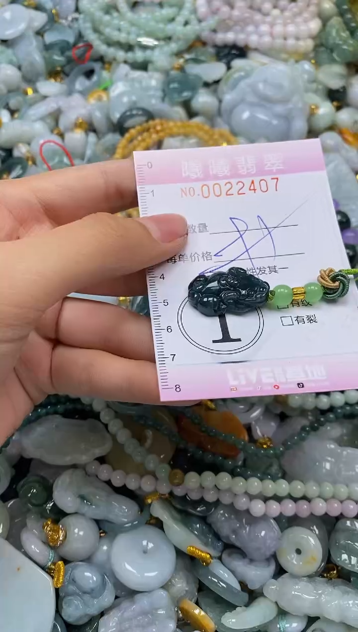 翡翠未镶嵌颈饰闪购0022407多样性发其一