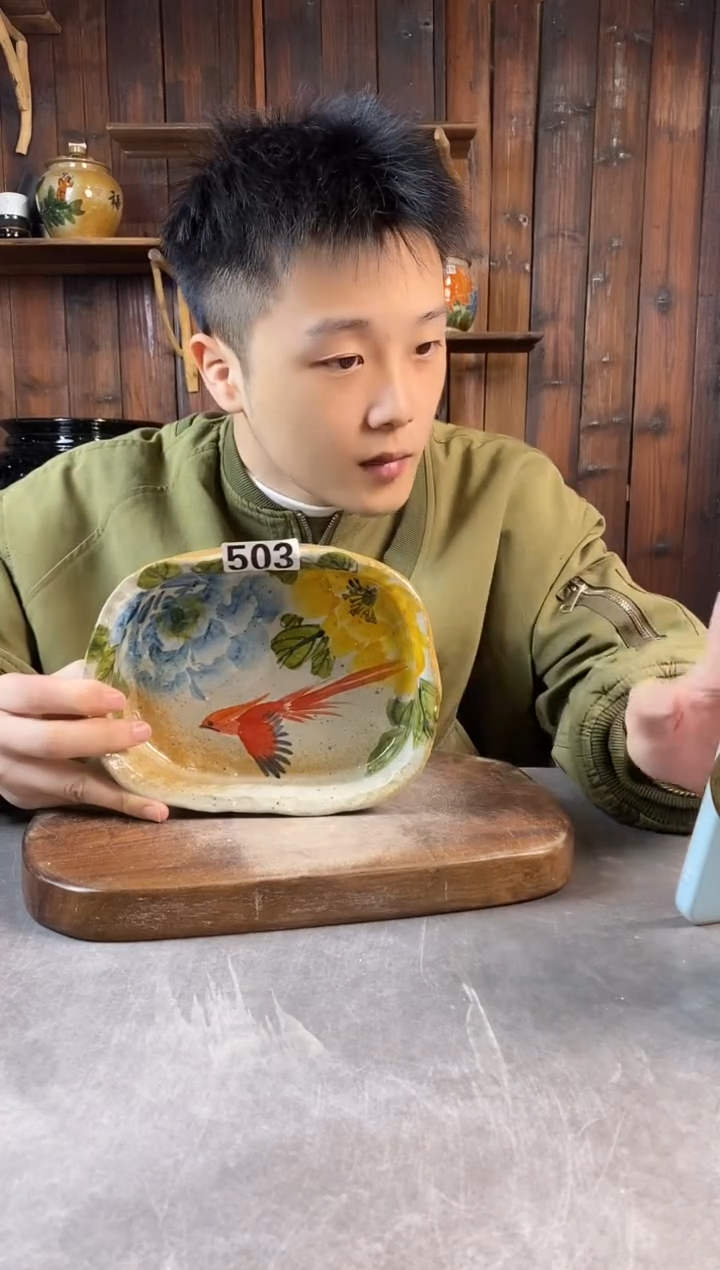 碗503，手工手绘，超值陶瓷！