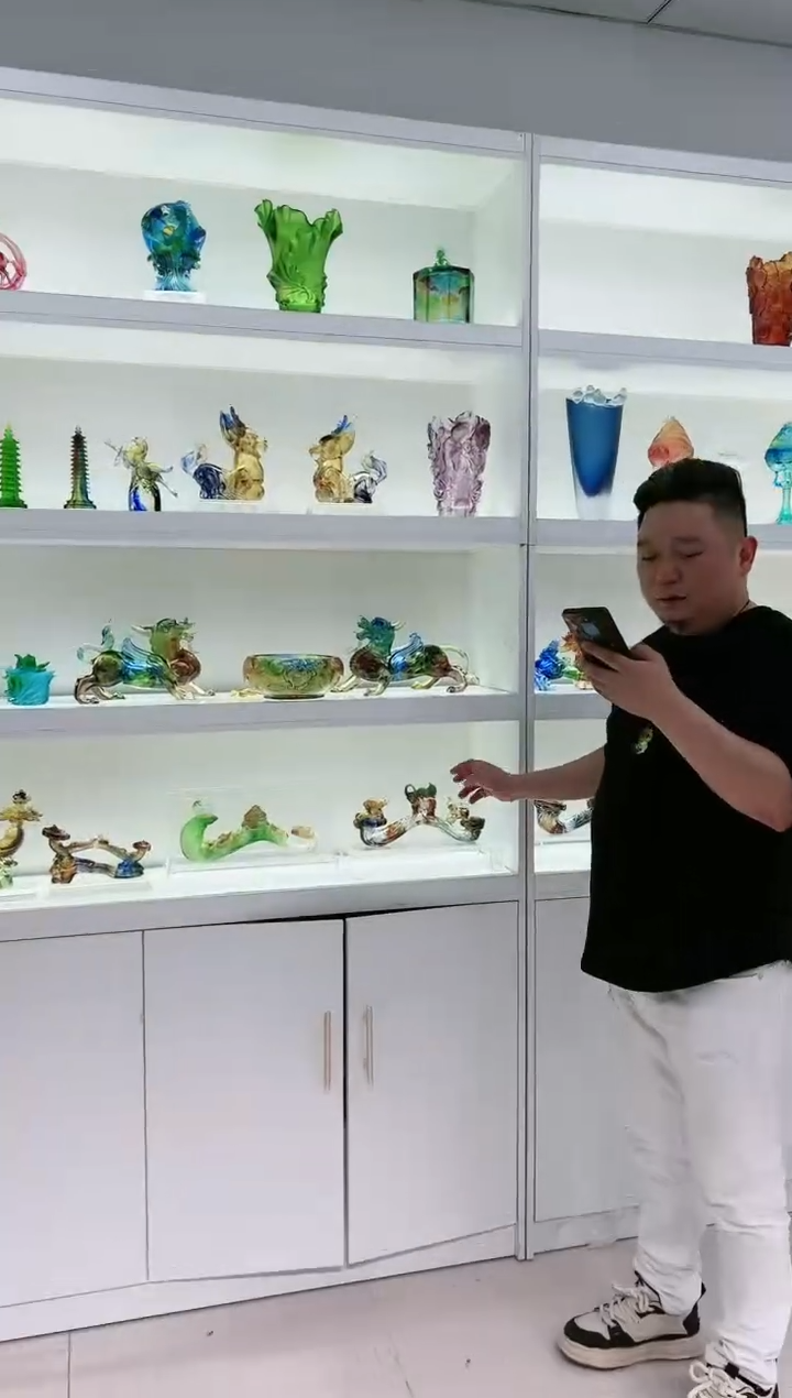 【闪购商品】茶宠古法琉璃三象如意