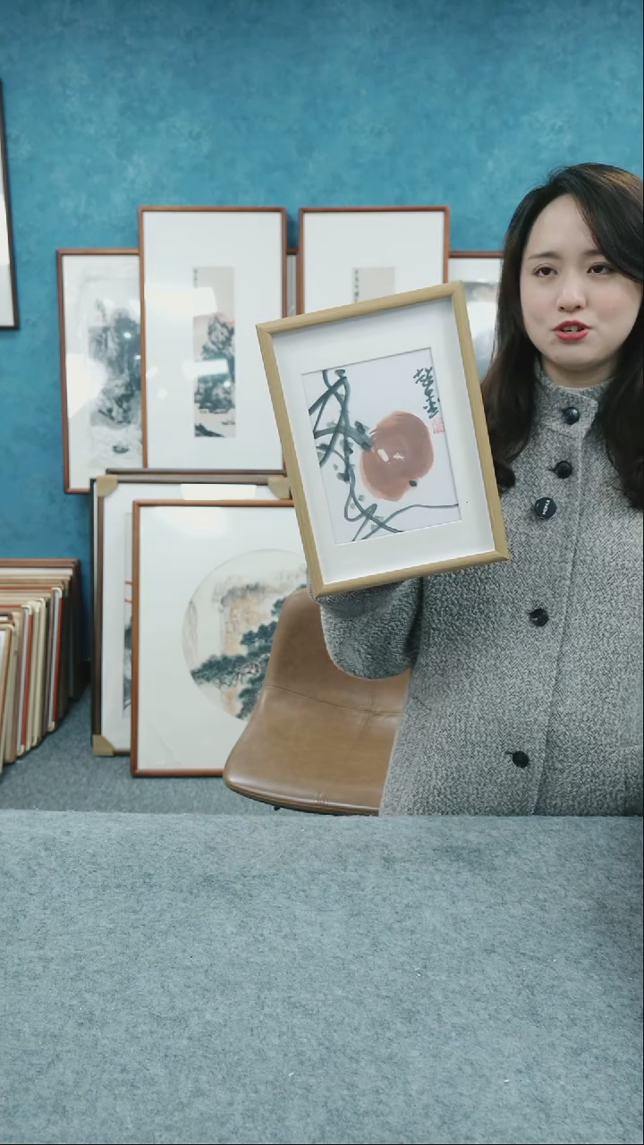 【闪购商品】国画10寸郑志超老师木质摆台