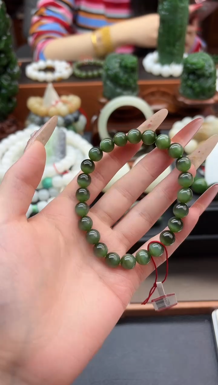 未镶嵌手串和田玉董小姐推荐 多样性发货 拍一发一by8