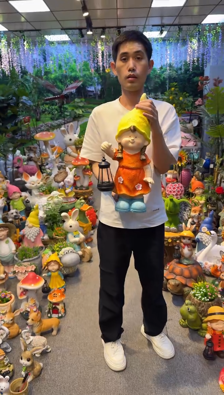 无花朵花园庭院摆件&00&