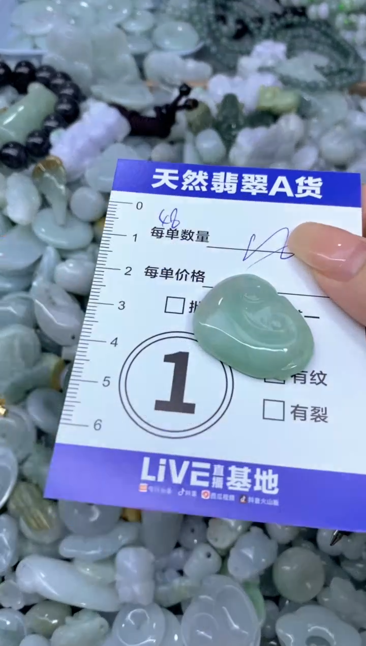 颈饰未镶嵌翡翠天然翡翠A货批量多样性发一件