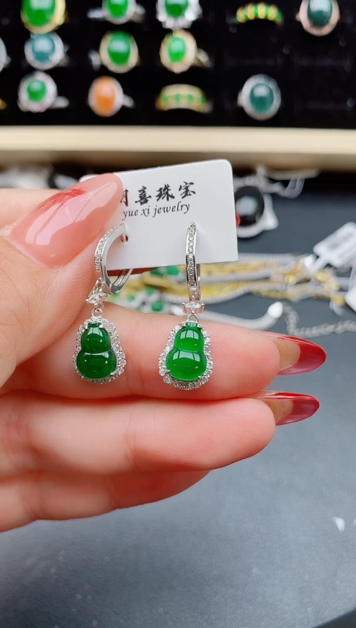 【闪购商品】翡翠戒指银S925镶嵌321321