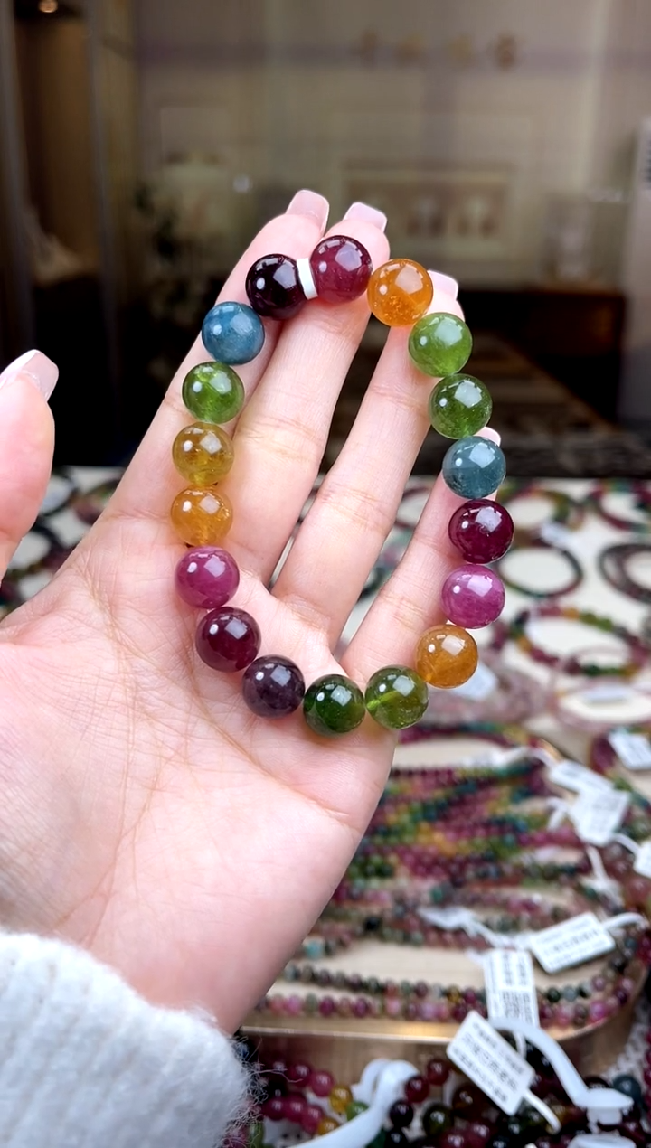 【闪购商品】碧玺/未镶嵌11mm+碧玺单圈多样性发货