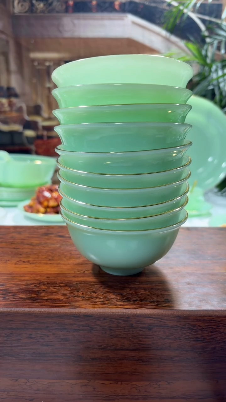 【闪购商品】...4.5英寸玉瓷碗10个口径11.5厘米