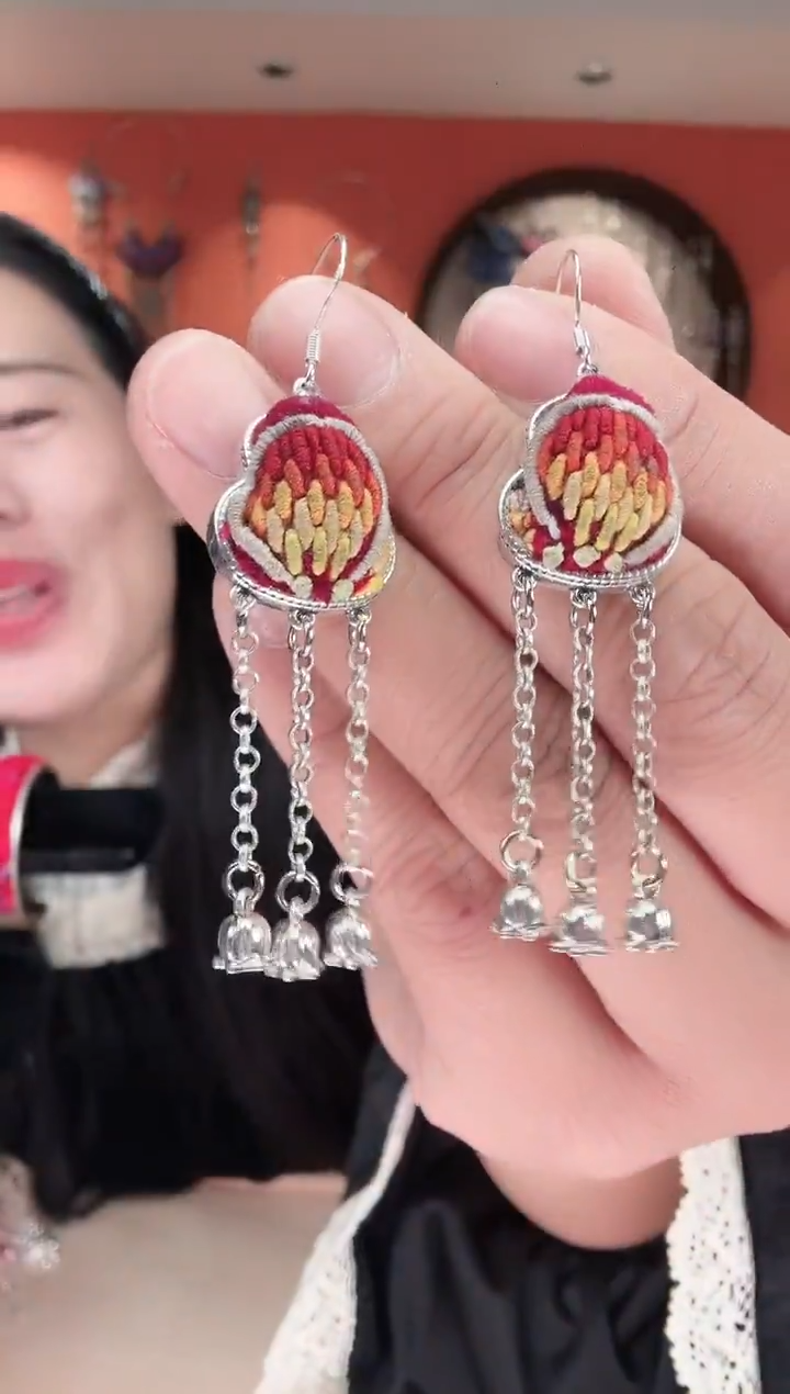 织绣长红绣艺坊耳环36