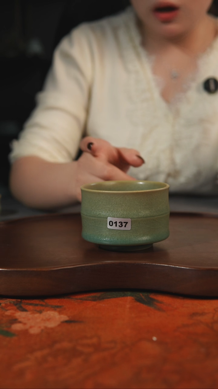 杯子瓷汝州原产地原矿仿古老釉q137