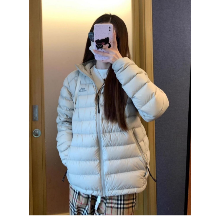 2025冬季排骨时尚小个子棉服新款轻薄款保暖棉袄超轻连帽