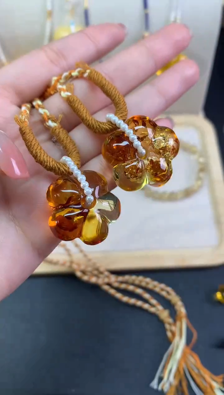 未镶嵌蜜蜡裸石吊坠多样性发其一A57|520