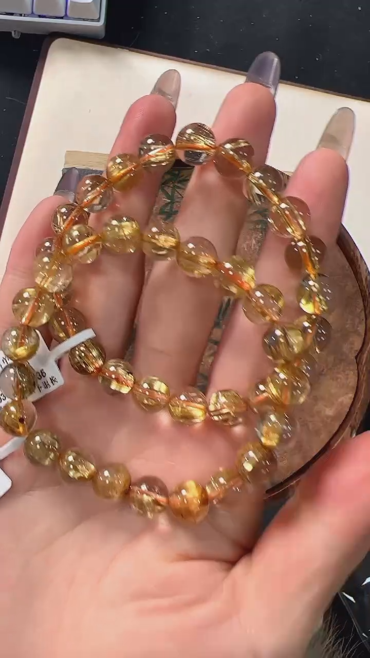 【闪购商品】水晶手链未镶嵌XL033约9mm多样性发一件