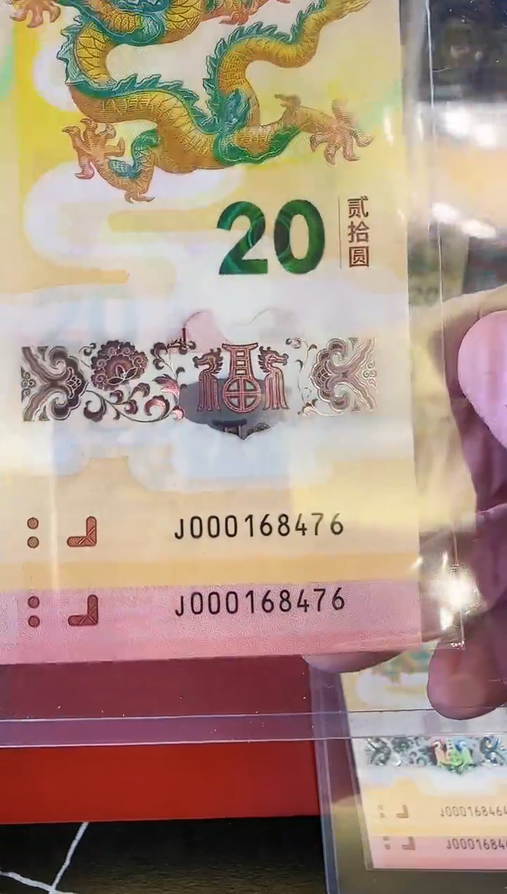 【闪购商品】塑料2025龙蛇钞全同号000168476裸