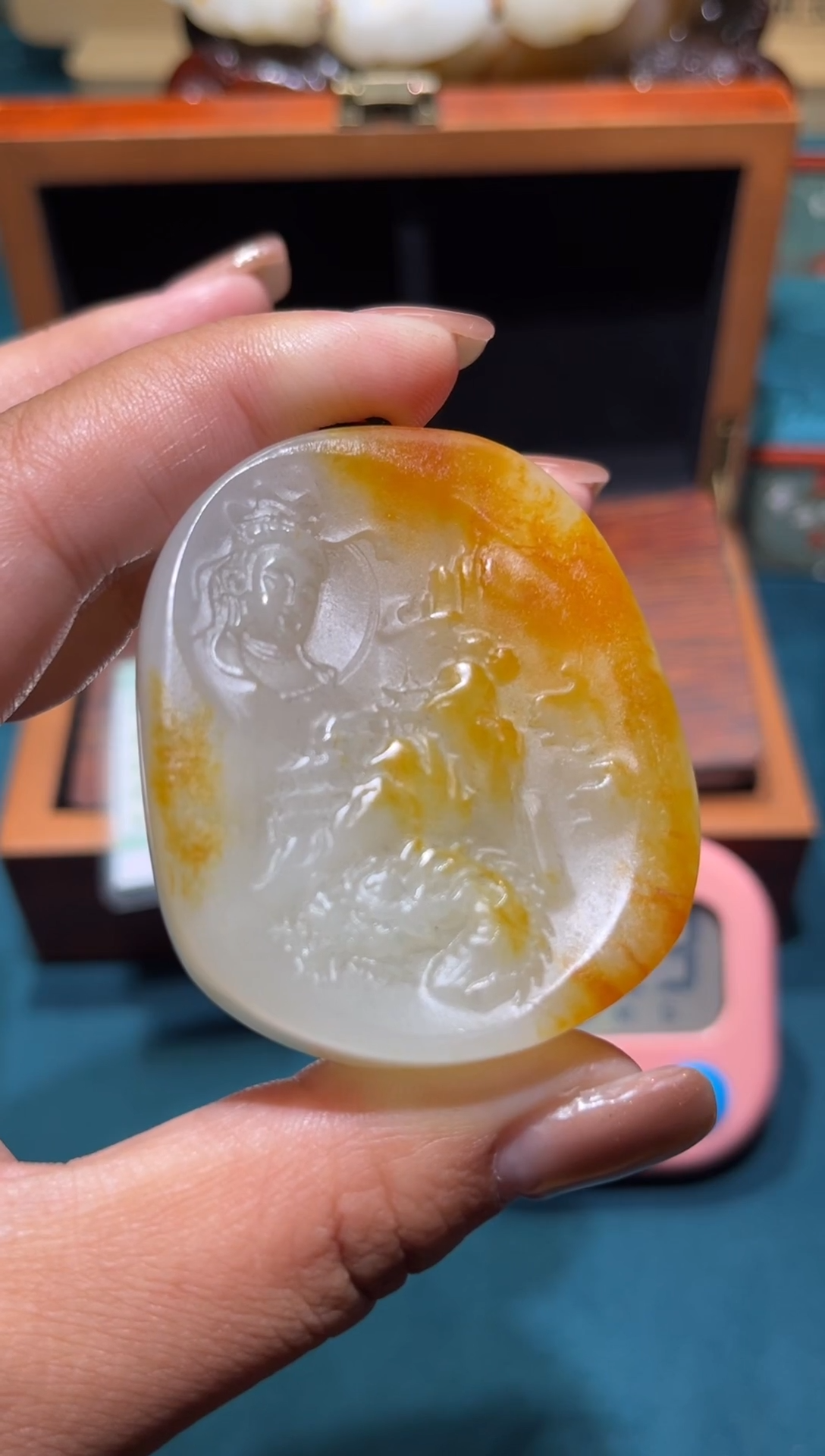 未镶嵌和田玉挂件一**凉1