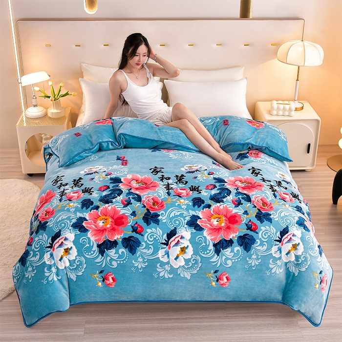 （单被套）新款加厚牛奶绒被套单件2米双面加绒被罩学生宿舍单人