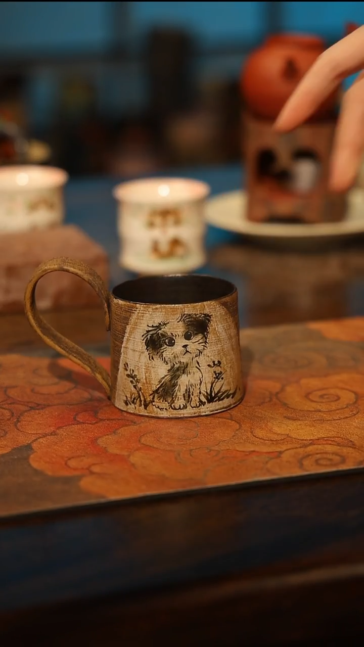 陶瓷景德镇高温釉下彩手工手绘款式